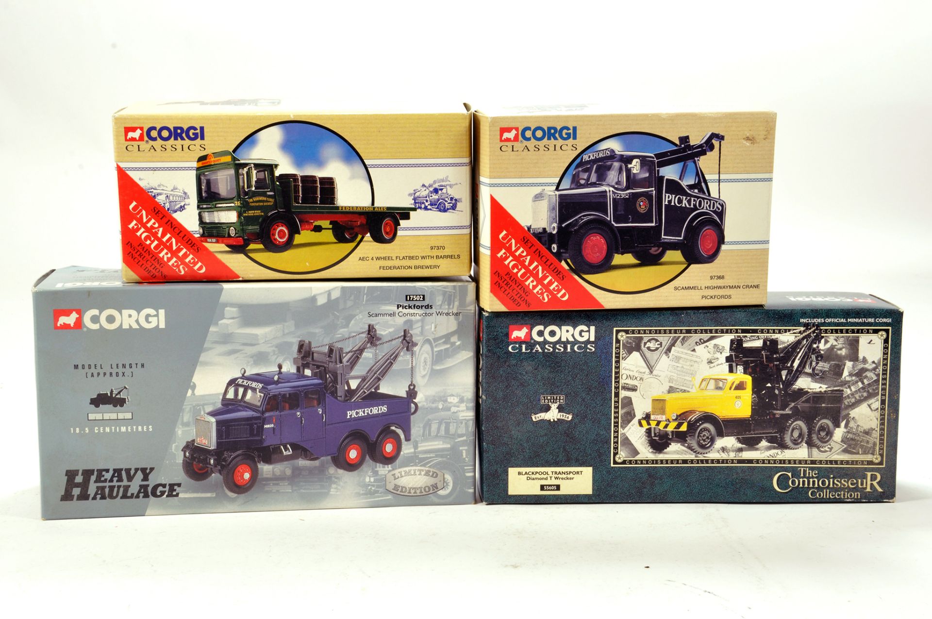 Assorted Corgi Commercial Diecast group comprising various issues inc Breakdown trucks and Brewery