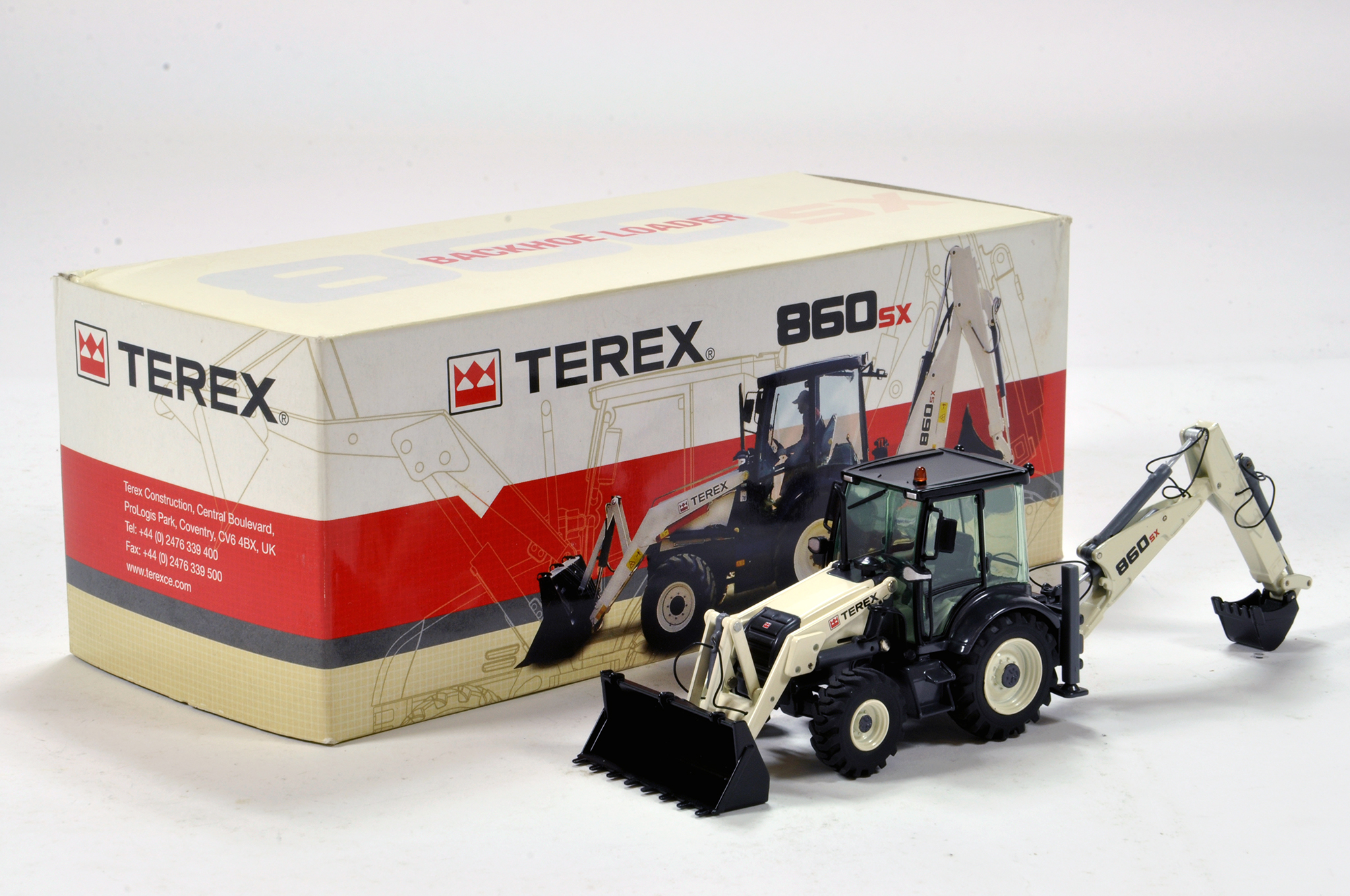 NZG 1/50 Construction issue comprising Terex 860 Backhoe. E to NM in Box.