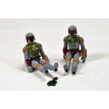 Kenner Early Issue Star Wars Figure issues comprising Boba Fett duo . Generally G to E with one