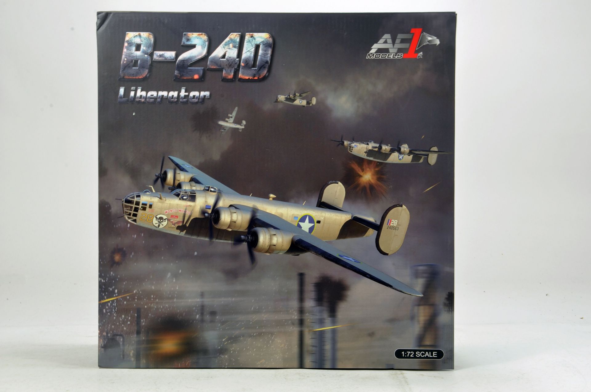 AF1 Models 1/48 Diecast Aircraft issue comprising B-24D Liberator. Generally VG to E.