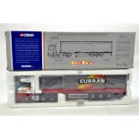 Corgi 1/50 diecast truck issue comprising No. CC12907 Scania Topline Curtainside in livery of D