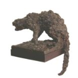 ROBERT CLATWORTHY, R.A. [1928-2015] Cat 11, 1953. bronze, edition of 8 [1/8 - cast in 1953 - this is