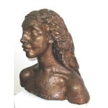 Sir JACOB EPSTEIN [1880-1959]. Kathleen [1st portrait of Epstein's 2nd wife, modelled shortly