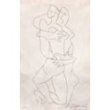 OSSIP ZADKINE [1890-1967]. L'Espugue, 1966. etching - 1st state, edition of 25 [25/25]. Signed in