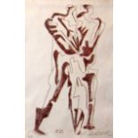 OSSIP ZADKINE [1890-1967]. L'Espugue, 1966. etching, 1st state, edition of 25 [25/25]. Signed in