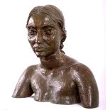 Sir JACOB EPSTEIN [1880-1959]. Sunita 11, 1925. bronze, edition of 3, later extended to 6 [cast by