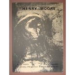 HENRY MOORE OM [1898-1986] Exhibition poster, 1983.lithograph on heavy wove paper, unknown