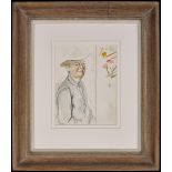 GRAHAM SUTHERLAND [1903-80]. Sir Kenneth Clark [1903-83], 1962 . watercolour and pencil on paper.