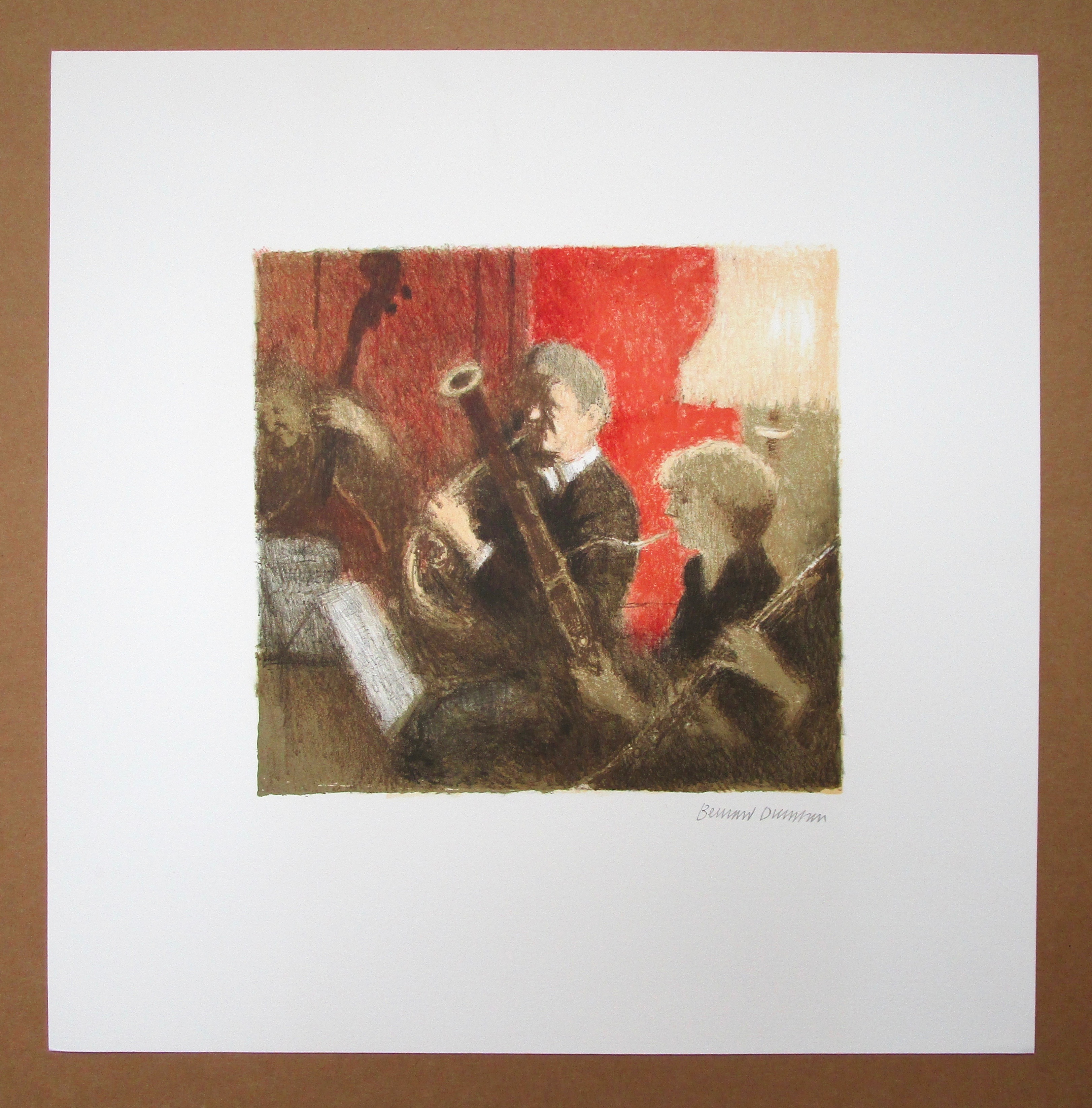 BERNARD DUNSTAN RA [1920-2017] Schubert Octet, 1986.five lithographs on wove paper, edition of