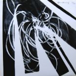 HANS HARTUNG [1904-89]. L42, 1973. lithograph - 63/75, signed in pencil. Erker Press. 35 x 35 cm