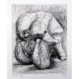 HENRY MOORE [1898-1986]. Elephant , 1970. etching, edition of 100 [96/100], signed in pencil. 50 x