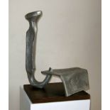 AUSTIN WRIGHT [1911-97]. Nail Form, 1982. aluminium, unique. 42 cm high, excluding base. Provenance: