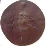LEONARD BASKIN [1922-2000]. Andromache, 1969. bronze, artist's proof. signed, titled and dated on