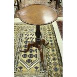 An 18th Century walnut and oak occasional table,