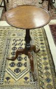 An 18th Century walnut and oak occasional table,