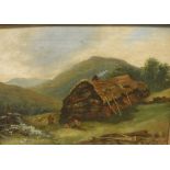W PARR "Scottish Highland landscape", oil on canvas,