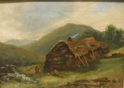 W PARR "Scottish Highland landscape", oil on canvas,