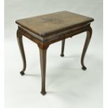 An 18th Century walnut side table,