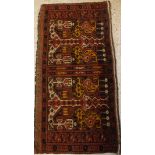 A Turkish prayer mat,