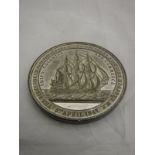 A Birkenhead Commissioner's Docks Opened by Viscount Morpeth MP medallion 1847