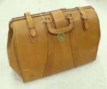 A pig skin leather briefcase