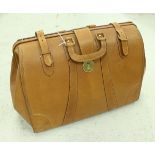 A pig skin leather briefcase