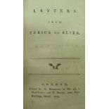 "Letters from Yorrick to Eliza" printed for G Kersley and T Evans,