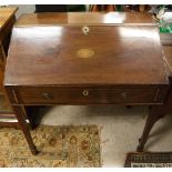 A 19th Century mahogany and inlaid clerk's desk / bureau,