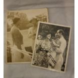 A collection of six black and white circa 1933-34 photographs of Royal interest depicting The