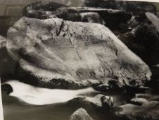 DAVID PREUTZ "Rockfaces 87", photographic print,