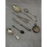 A cased set of six circa 1900 silver gilt and enamel decorated coffee spoons,