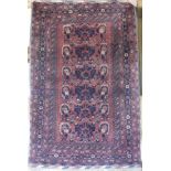 A Turkoman rug,