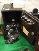 A Spencer Buffalo (USA) microscope, No.