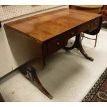 A 19th Century rosewood sofa table of typical form,