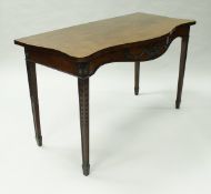 A 19th Century mahogany serving table in the Adam manner,