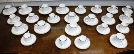 A set of twelve Wedgwood "California" coffee cans and saucers,