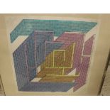 AFTER P A THORNTON '73 "Bricks I", a stereograph, artist's proof,