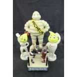 A painted cast metal "Boxing Bank",