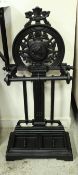 A modern cast iron "Victory" stick stand in the Victorian manner