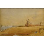 S LANGTON 1839 "Yarmouth Norfolk", watercolour signed and dated lower left,