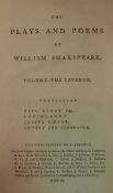 A box of antiquarian William Shakespeare books