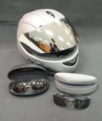 A Vemar model VSR diadem helmet circa 2000 type A size 60/L with spare vizor (provenance ex-BBC