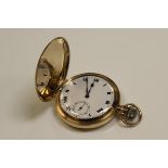 A Rolex Extra Prima 9 carat gold cased pocket watch,