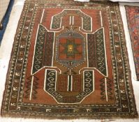 A Caucasian rug of Sewan Kazak design,