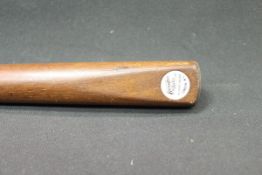 A Burroughes & Watts WW2 period billiard/snooker cue with longer butt in the typical style of the