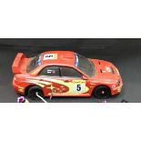 A Tamiya Subaru Impreza WRC2001 1/10th scale radio control 4wd high performance racing car (boxed)