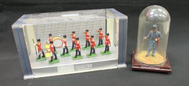 A boxed pagentry heritage collection Britains "The Middlesex Regiment" figures with EIIR sentry box