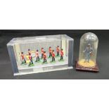 A boxed pagentry heritage collection Britains "The Middlesex Regiment" figures with EIIR sentry box
