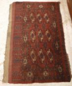 A Bokhara Juval rug,