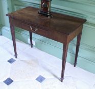 An early 19th Century mahogany side table,